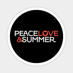 Peace Love & Summer Magnet